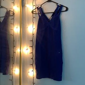 Stretchy blue dress